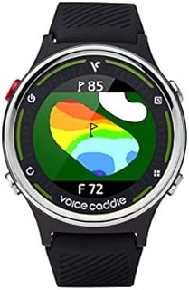 Voice Caddie Golf G1 Golf GPS Watch w/Green Undulation and Slope,Black,G1_Watch