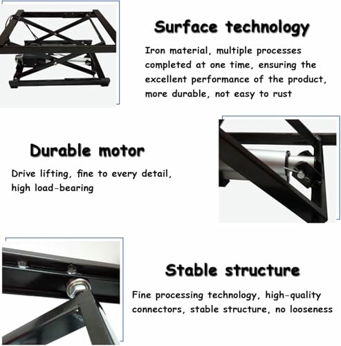 Table basse électrique réglable en hauteur : support élévateur polyvalent