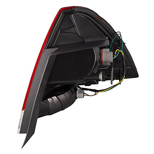 Headlightsdepot Tail Light Compatible With 2006-2013 Chevrolet Impala Sedan Right Passenger Side Tail Lamp Assembly #TOP2