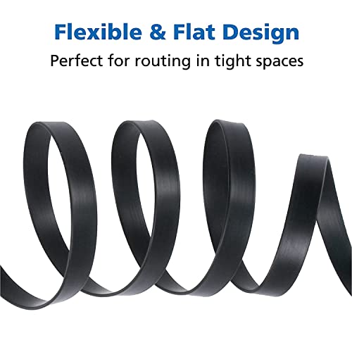Image of SEEMECX (22cm, Pack of 1 SATA III 6Gbps Straight Data Cable | High-Speed Internal Connector Wire for SSD, HDD, CD /DVD Drive | Durable PVC Coated Cable - Black