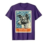 Soviet Space Dog Propaganda Poster USSR Laika CCCP T-Shirt