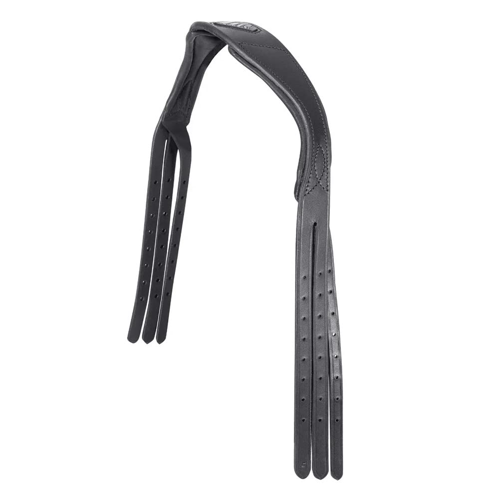 Shires Velociti Rapida Leather Bridle Headpiece (Pony, Black)