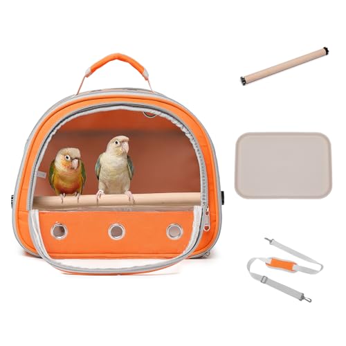 Bird Carrier,Bird Cage Parakeet Parrot Budgie Carrier Backpack fo...