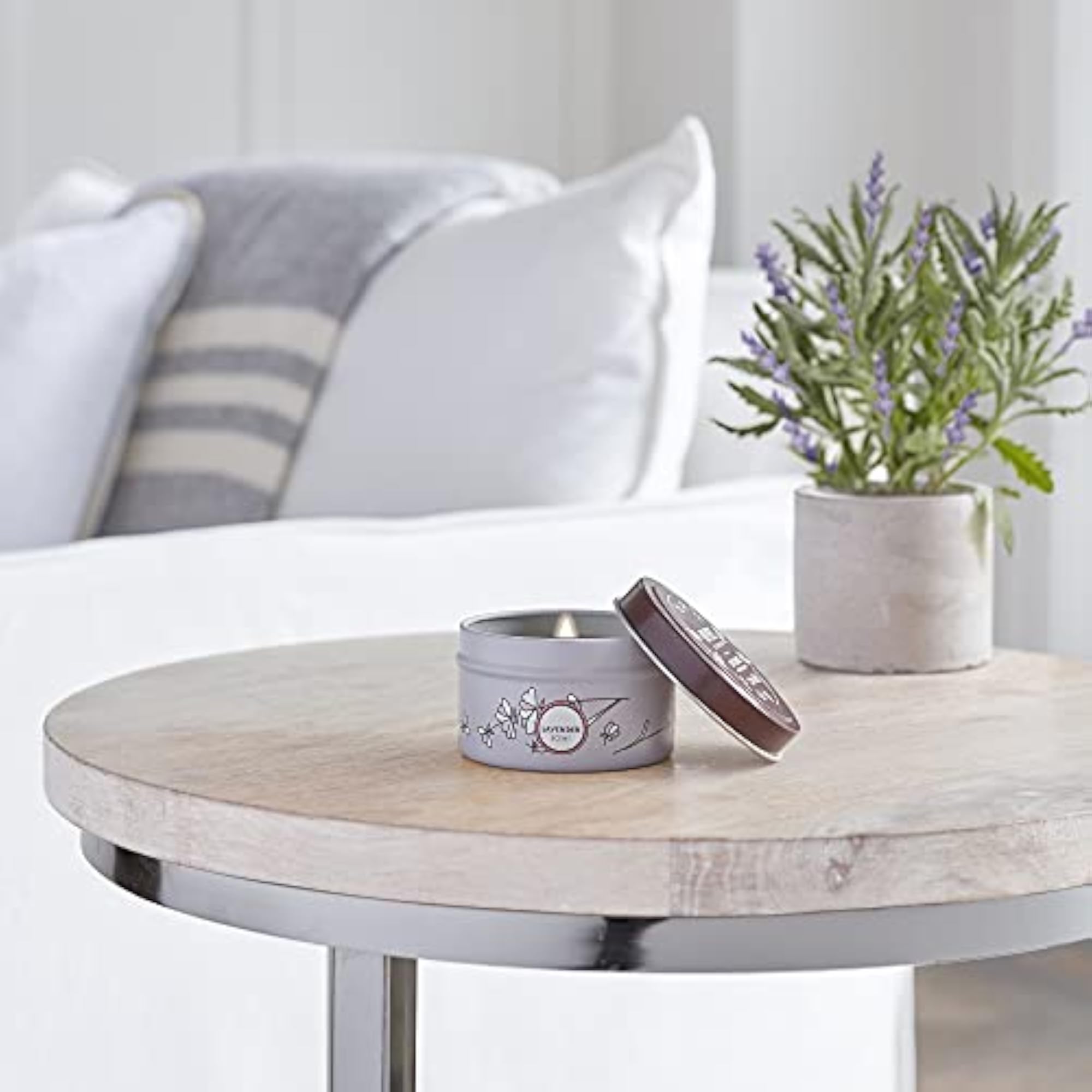 Meyer's Soy Tin Candle, Lavender Aroma