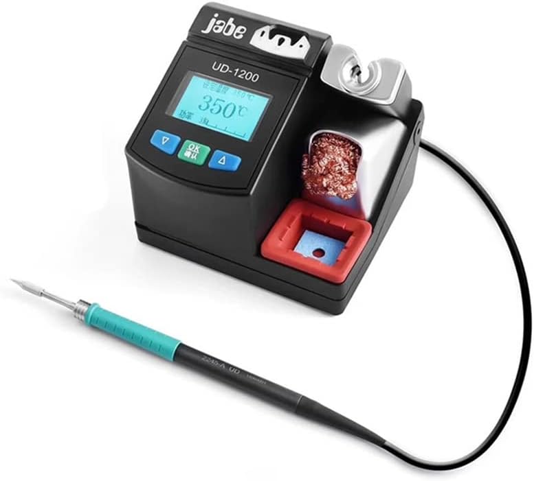 UD-1200 Intelligent Lead-Free Soldering Station For T245 C245 Solder iron with Dual Channel Power Supply Heating System for Phone PCB Soldering Repair