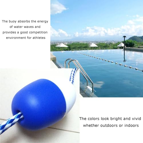 Séparateur de piscine flottant durable de 15m contre les risques de noyade