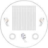 Alta calidad: hecho de material de PVC resistente y duradero. La varilla del globo no es fácil de romper y se puede reutilizar.