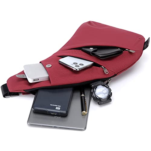 Sling Bag - Slim Crossbody Shoulder Backpack Anti-Theft Personal Pocket Chest Bag Travel Fanny Pack for Men Women3