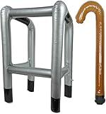 Das perfekte Set: 1x Aufblasbare Gehhilfe + 1x Aufblasbarer Spazierstock