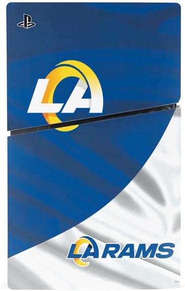 Skinit Decal Gaming Skin Compatible with PS5 Slim Disk Console - Officially Licensed NFL Los Angeles Rams Design