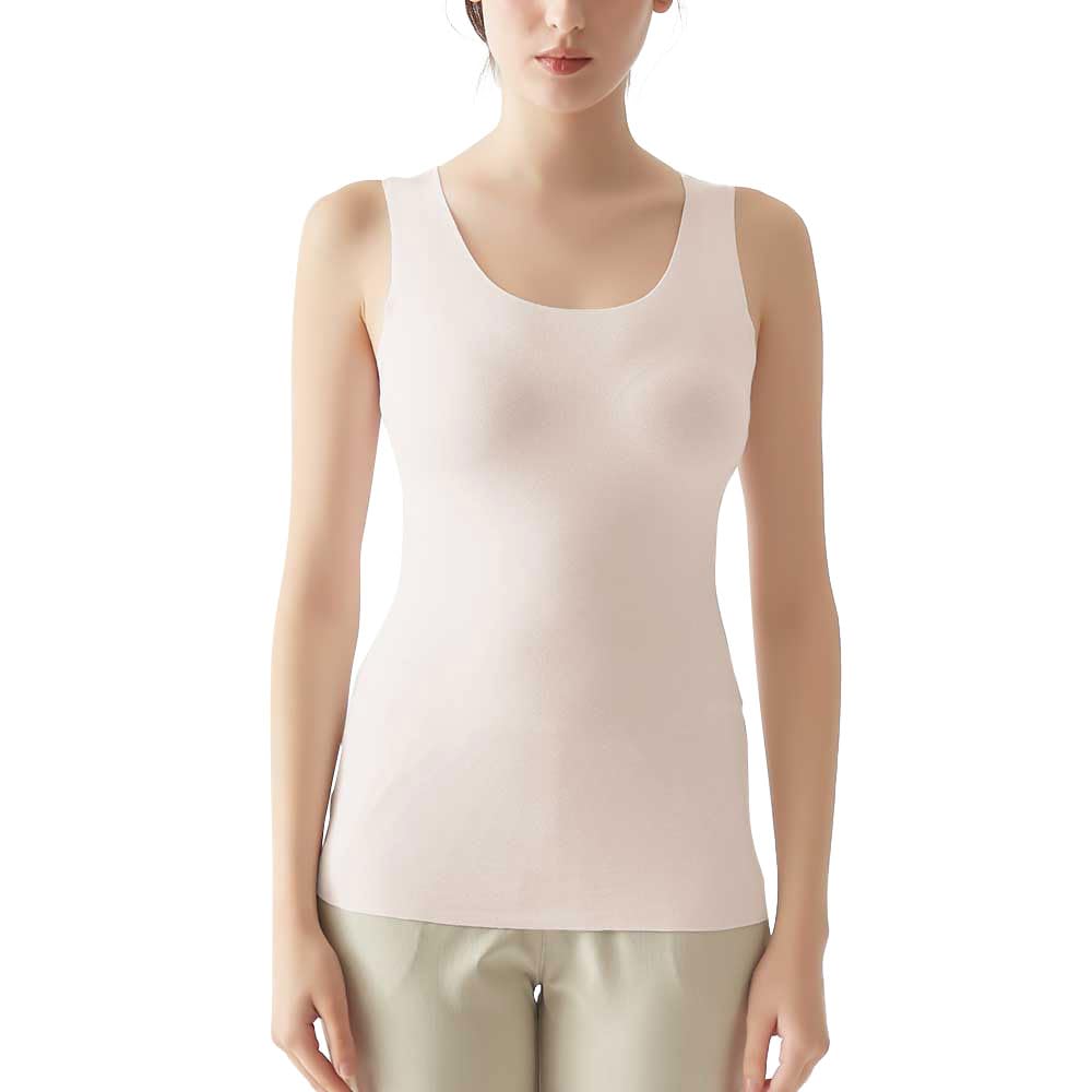 【新品・未使用】Lサイズ　ブラトップ付きエンボスTee ホワイト 新品・未使用】Lサイズ ブラトップ付きエンボスTee ホワイト