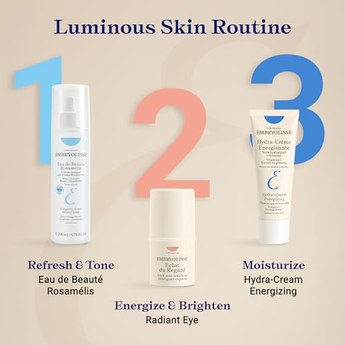 Embryolisse Vitamin C Energizing Face Moisturizer. Radiance-Boosting, Anti-Aging Daily Cream for Immediate and long-lasting hydration & Glow, 1.35 Fl Oz