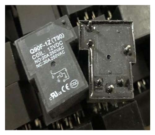 Relé de 6 pines Q90F-1Z T90 con bobina de 9V 12V 24V y contacto 30A