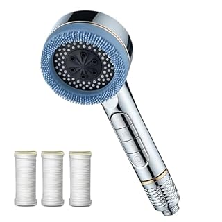 Soffione Doccia Anticalcare Modello 2026 Triplo Getto Con Setole Massaggianti Doccino Per Doccia