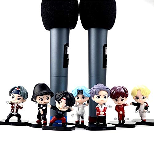 Image of Trunkin Bangtan Boys BT21 V JIN RM Jimin Jungkook SUGA J-Hope | Bangtan Boys | BTS Height - 7cm Action Figure Set B Figurine