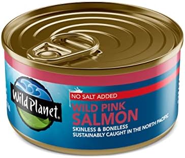 Wild Planet Skinless and Boneless Pink Salmon, 6 Ounce Can, Pack of 1
