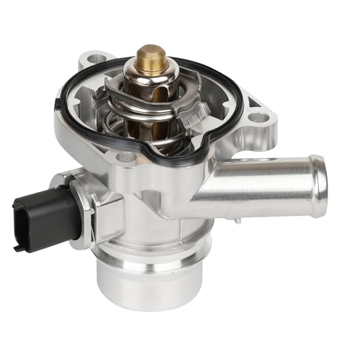 Premium Aluminum Coolant Thermostat Housing Assembly -Replacement For Chevy Cruze 2011-2016, Sonic Trax 2012-2020 Cruze Limited 2016, For Buick Encore 2013-2020 1.4L - Replaces 25200455, 55579010