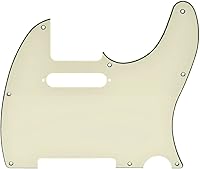 Vista 40 de KAISH Carcasa de 8 agujeros para guitarra Tele, placa antiarañazos TL, mate negro, 1 capa, para Telecaster de EE. UU./México