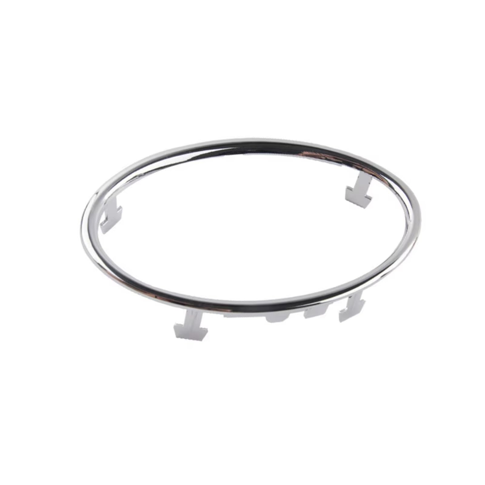 Car Interior Moulding Trim for Focus 2 for MK2 2005-2013 Auto Accessories Car Air Conditioning Trim Outlet Decoration Circle Ring Sticker(Birght Silver)