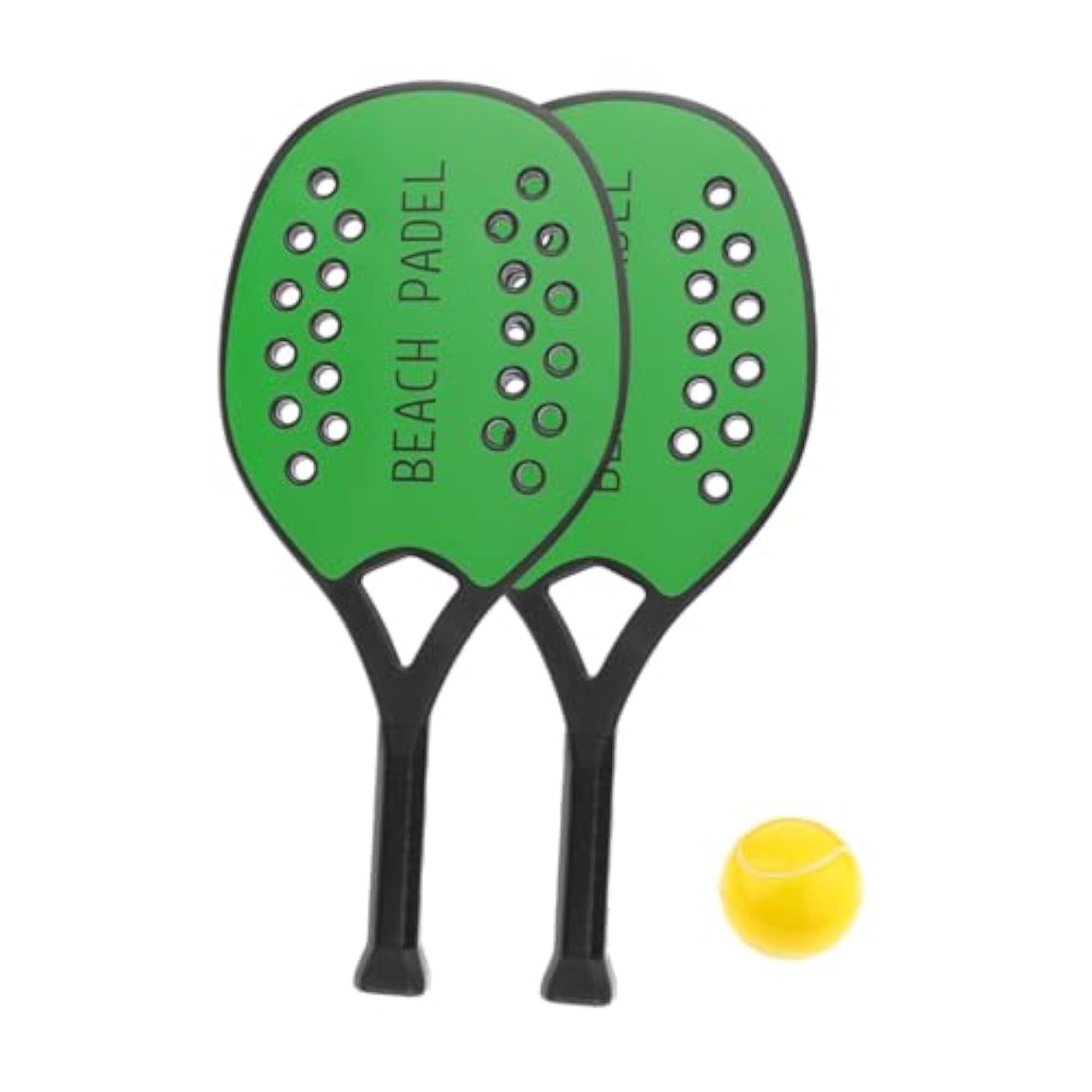 Portable Beach Tennis Racket Set, Green