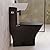 Sublime II One-Piece 12" Rough-in 1.28 GPF Left Flush Round Compact Toilet in Matte Black