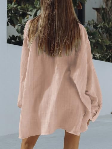 Image of Fixmatti Women 2 Piece Outfits Long Sleeve Button Down Blouse and Shorts Sweatsuit Sets