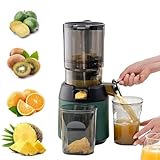 【Gouttière d'alimentation large】 Doté d'une large goulotte d'alimentation de 13 cm (5 pouces), ce presse-agrumes minimise le temps de préparation en s'adaptant à des ingrédients entiers. La goulotte d'alimentation rotative assure la sécurité en empêchant les mains d'atteindre l'intérieur, ce qui la rend sûre for les ménages avec des enfants.