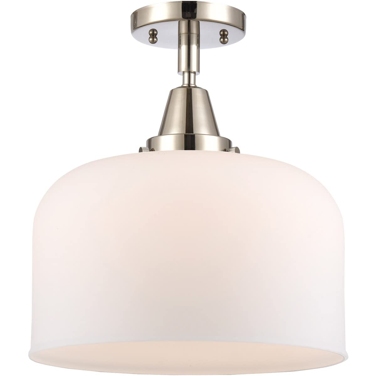 Innovations 447-1C-PN-G71-L One Light Flush Mount from Franklin Restoration Collection