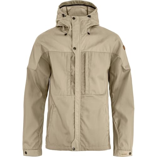 Image of Fjallraven Skogso Men's Jacket - Water and Wind Resistant, Adaptable w /Greenland Wax, Breathable - Hiking, Trekking