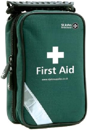 St John Ambulance Home First Aid Kit - Contains assorted Plasters & Dressings, Gloves, Bandages etc - For Home, Caravan, Office