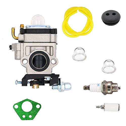 SAKITAM Carburetor Assembly for 300486 43cc 51.7cc Earthquake E43 E43CE E43WC Auger Drill MC43 MC43RCE Tiller Cultivator MD43 WE43 Carb