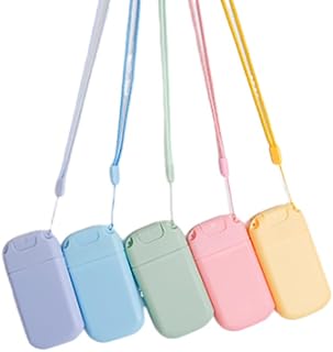 5PCS 30ml Card Spray Bottle Spray Case Spray Bottle with String Moisturizing Sprayer Box Fragrance Hand Sanitizer Perfume Spray Cards