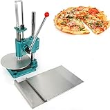 CHRISK 9,5 "Pizza -Teig -Presse Gewerbliche Nudelhersteller -Maschine Edelstahl Pressplatte für Kuchenkruste Roti -Blech Chapati Blatt