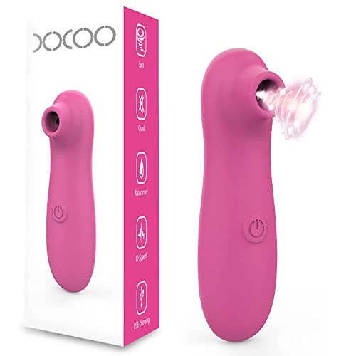 FPFF Masajeador Ŝạtisfacęr prø 5 Original Clîťoris Femènịnô 10 modos de relajación de masaje impermeable, Modo de carga USB para aliviar la fatiga (12.37CM)