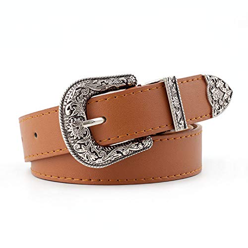 1 Brown Vintage pinbuckle belt, Stylish Vintage Belts for Daily Wear, Classic Accessory, Ideal for Outfits