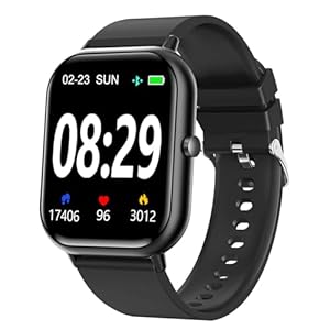 Smart Watch for Men Women SmartWatch 1.83″ for iPhone Samsung Android Phone Compatible, Fitness Tracker Watch with Pedometer, Heart Rate/Sleep Monitor, Blood Oxygen, IP68 Waterproof