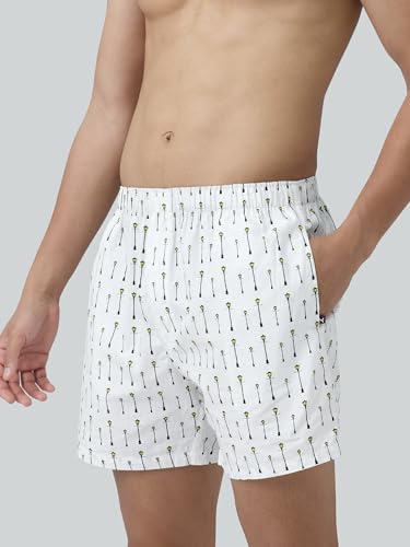 Image of XYXX Men's Remix Regular Fit Cotton Printed Boxer with Dual Pocket & No Marks Waistband (Pack of 2)