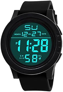 Digital Quartz Sport LED Waterproof Men's Fashion Watch Men's Watch Womens Bling Watch