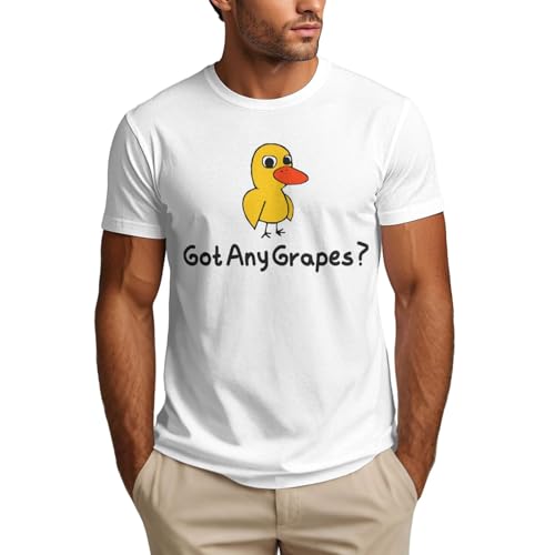Anceky Camiseta con Meme gráfico de Pato Divertido Tengo Uvas