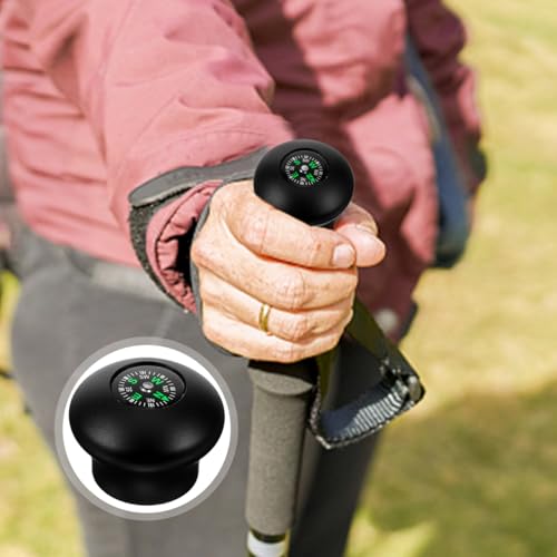 POPETPOP Cubierta de Bastón de Trekking con Brújula Portátil para Senderismo miniatura 7