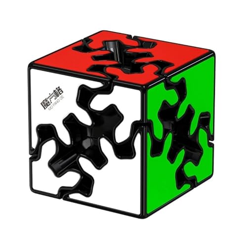 Image of QiYi Gear 2x2 Tiled Speed Cube | Innovative Cogwheel Mechanism & Smooth Turning | Durable Stickerless Tiled Design, 57mm Compact 2x2x2 Gear Puzzle