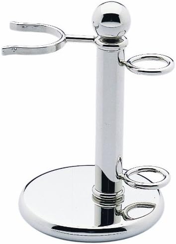 Plissons 5241 Nickel-Plated Holder for Shaving Brush and Razor by Plisson