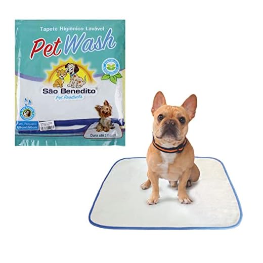 São Benedito Tapete Higiênico Cães Lavável Pequeno Branco 60 X 50 Cm