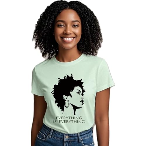 Image of Black History Shirts Black Graphic tees for Men and Women, Magic Fashion Afro American Natural Hair Vintage Melanin T-Shirts