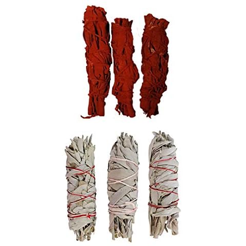 Clarity & Muse Sage Smudge Stick Kit - White Sage, Dragon's Blood Smudge Sticks - House Blessing Kit Refill Pack Cover
