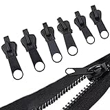 SOUFLY ジッパープルスライダー ファスナー 引き手 交換用セット ファスナー 修理 多機能の取り外し可能なジッパーヘッド インスタントジッパー交換スライダー バッグ、衣類、コート、アウトドアテント、ジャケット、財布、ジーンズ、バックパック、スーツケースのジッパープルの交換 部品 手芸 金属製 カバン/財布/衣類/靴 ファスナー修理用 手芸 手作り 裁縫