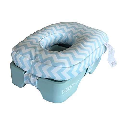 PODillow Be Worry Free! The Innovative FACE Down Pillow with Safety Pocket-Chevron
