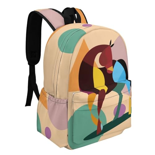 Horse Backpack 17 Inch Cartoon Horse Backpack Large Capacity Daily Commuter2