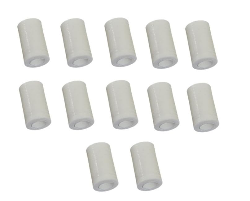10x4x10mm - Nylon PCB Round Bush Spacer - White - Pack of 12-image-47