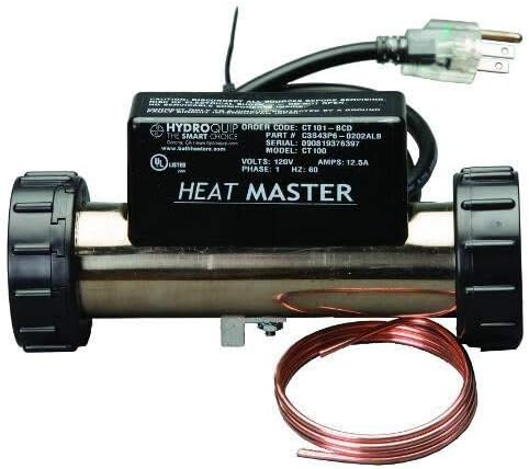 Mirabelle MIRPRESSHTR Mirabelle MIRPRESSHTR 12.5 AMP in-Line Heater - for Use with Whirlpool and Total Massage Tubs